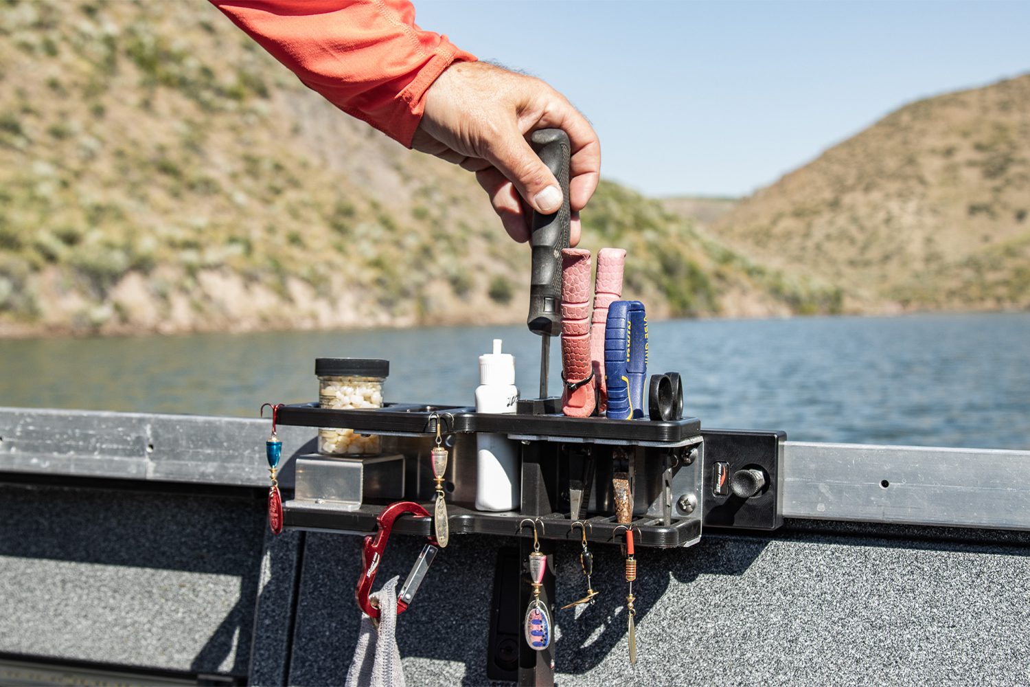 Knife and Plier Organizer with Scent Station