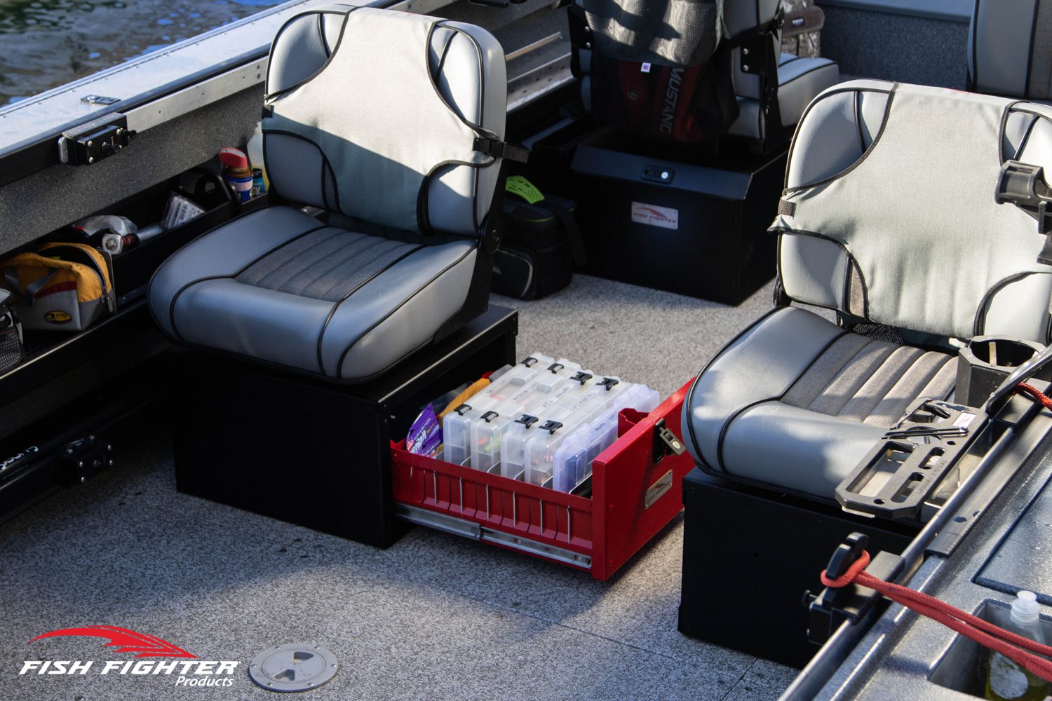 Guide Series™ Boat Seat Box with Slide Out Drawer