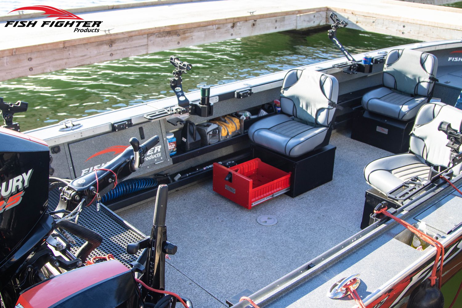 Guide Series™ Boat Seat Box with Slide Out Drawer