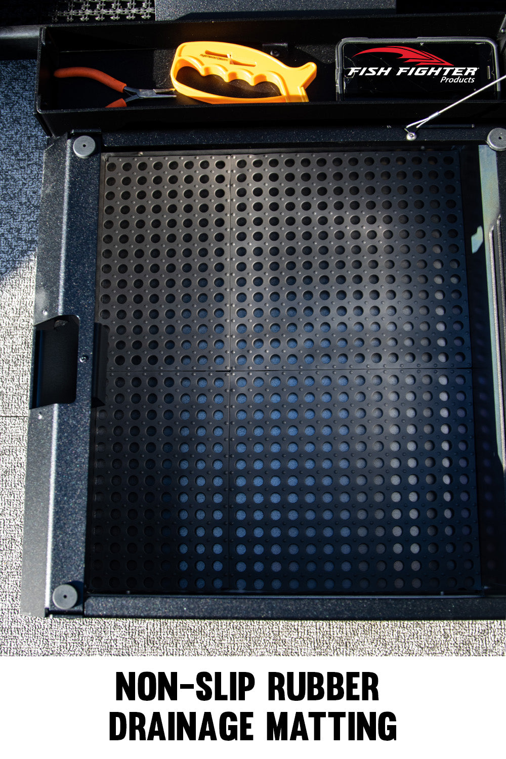 Guide Series™ Hinged Boat Seat Storage Box – LEFT/PORT SIDE MOUNTING