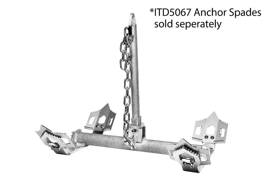 40 Lb. Boat Anchor | Breakaway | Galvanized | Columbia River Edition