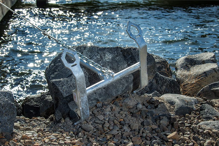 32 Lb. Boat Anchor | Breakaway | Galvanized | Columbia River Edition
