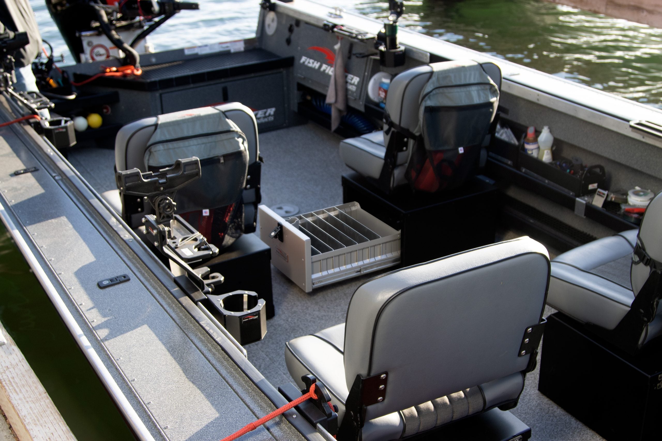 Guide Series™ Boat Seat Box with Slide Out Drawer