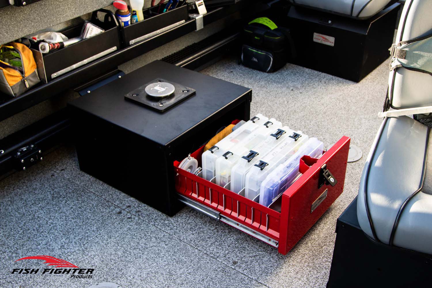Guide Series™ Boat Seat Box with Slide Out Drawer