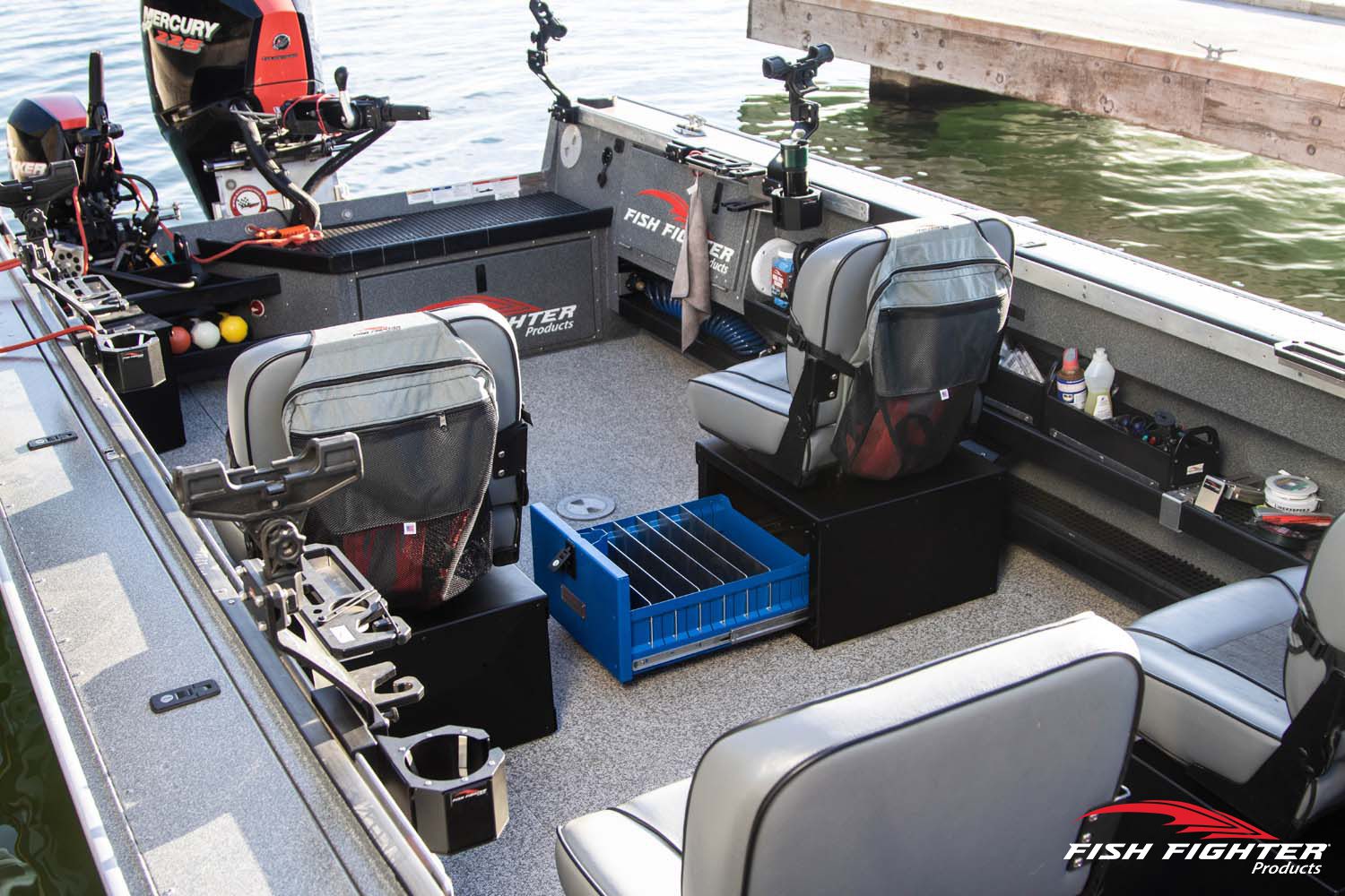Guide Series™ Boat Seat Box with Slide Out Drawer