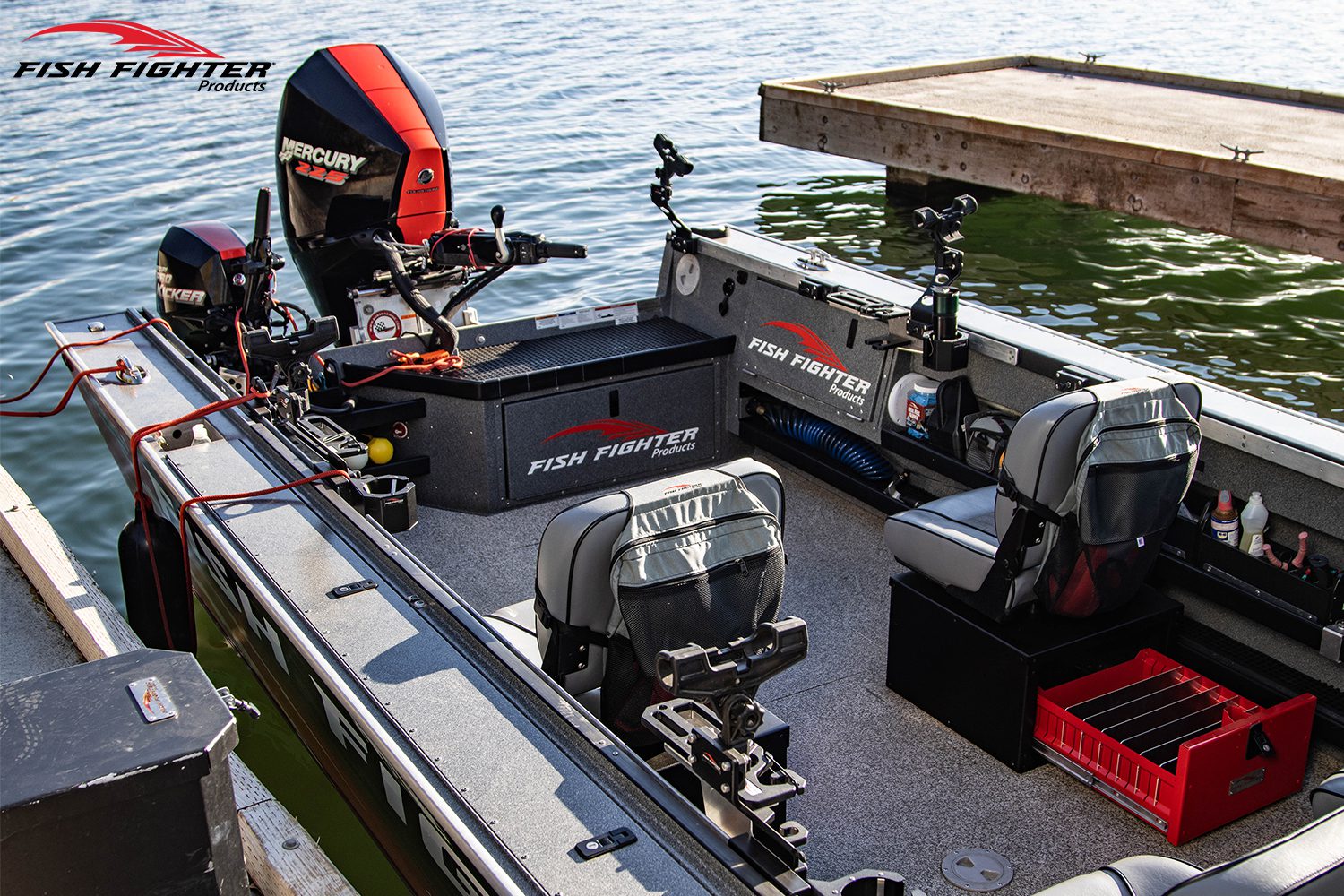 Guide Series™ Boat Seat Box with Slide Out Drawer