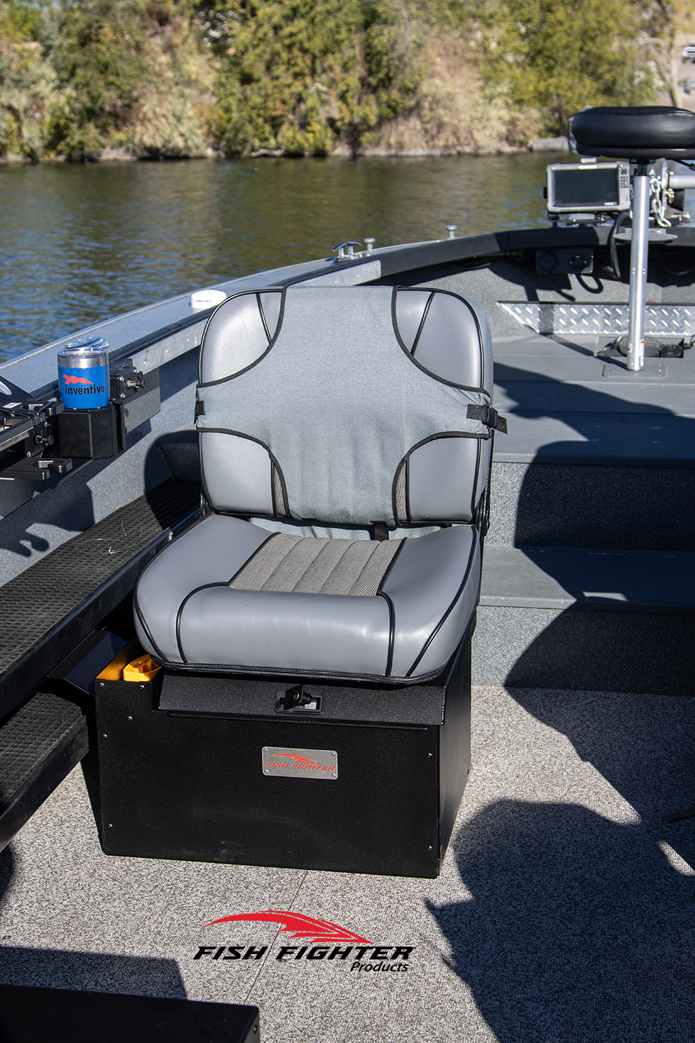 Guide Series™ Hinged Boat Seat Storage Box – LEFT/PORT SIDE MOUNTING