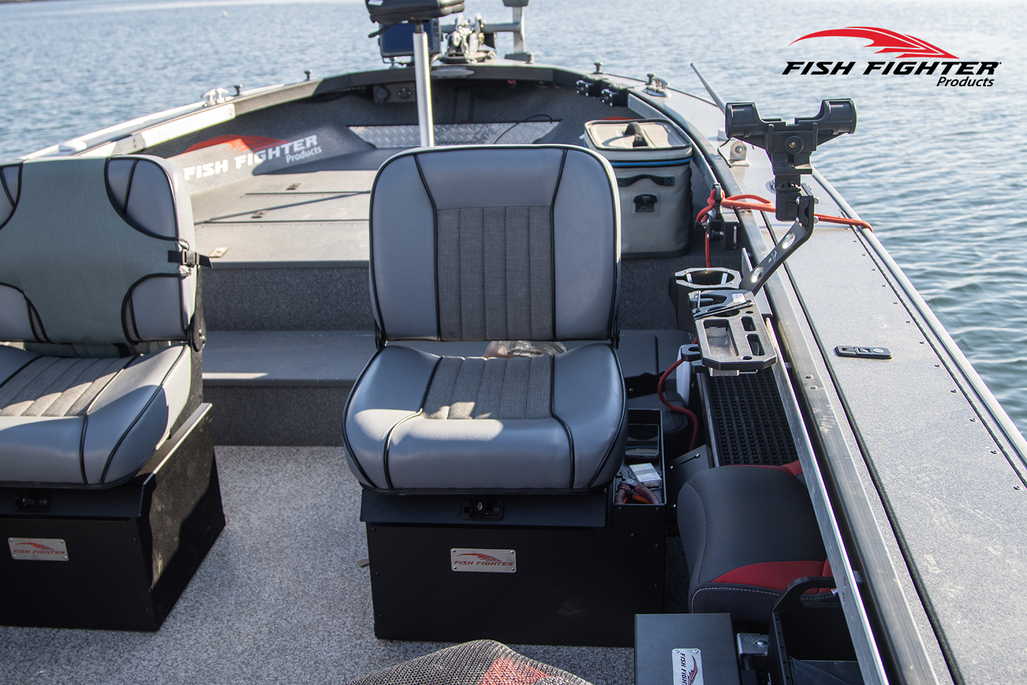 Guide Series™ Hinged Boat Seat Storage Box – LEFT/PORT SIDE MOUNTING