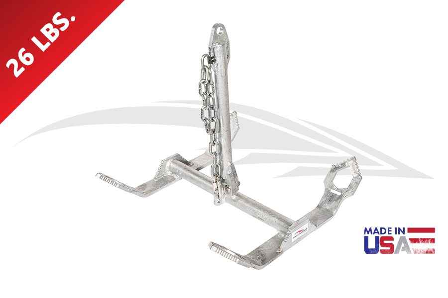 26 lb. Boat Anchor | Breakaway | Galvanized | Columbia River Edition