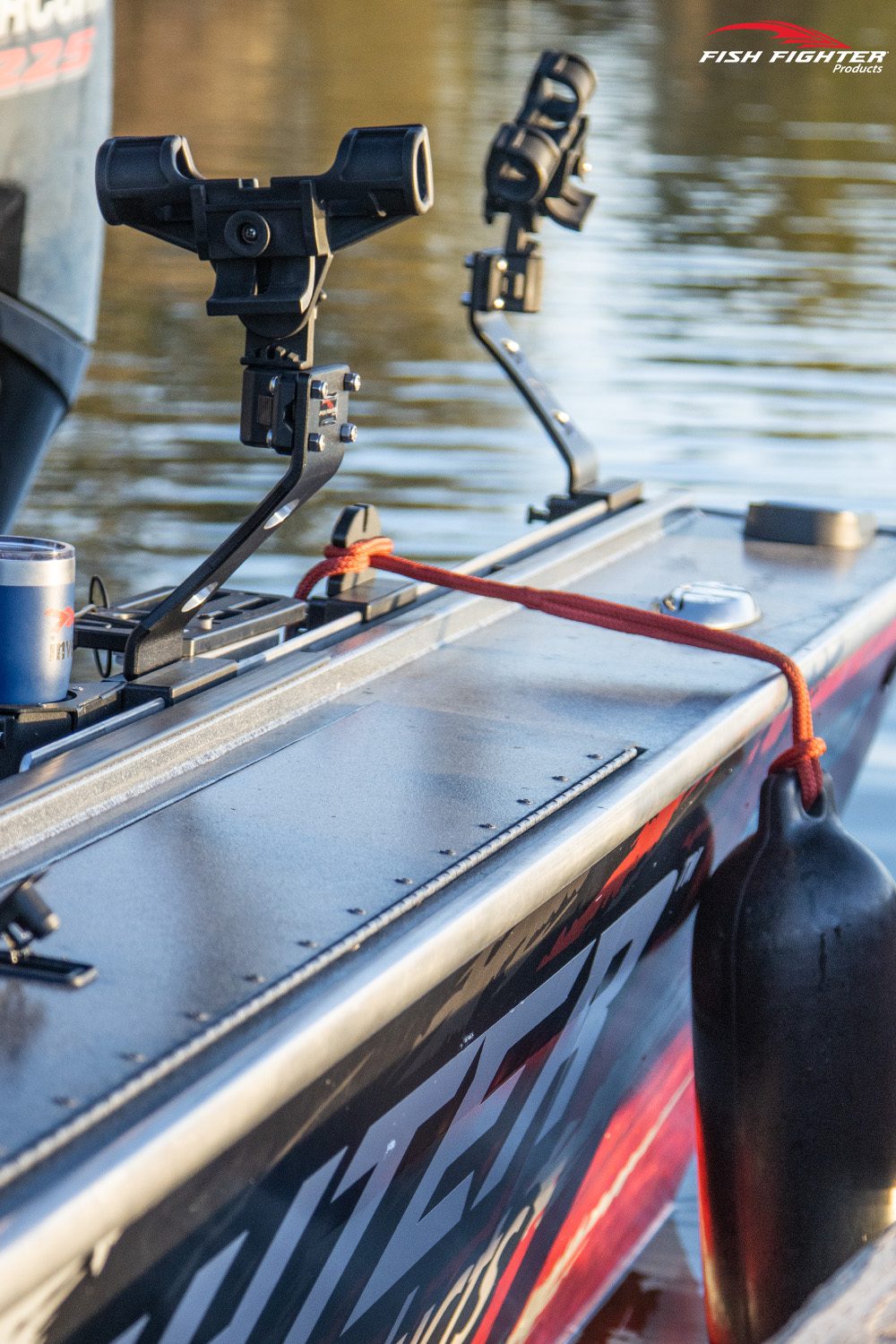 8”x4” – Quick Release™ System (QRS) – Rod Risers – Fish Fighter® Products