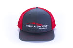 Snapback Hat (Gray with Red Mesh)