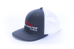 Snapback Hat (Gray with White Mesh)