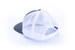 Snapback Hat (Gray with White Mesh)