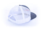 Snapback Hat (Gray with White Mesh)