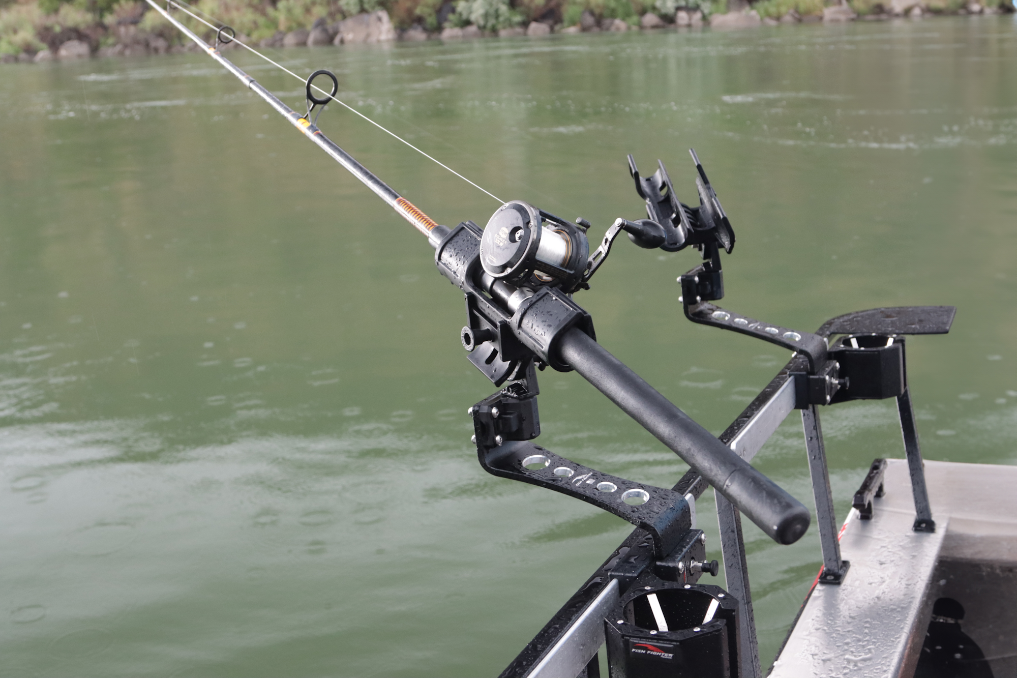 fish fighter rod holders Wall Mounted Fishing Pole Holder By using an upper and lower mount Fish Fighter Products - Tackle