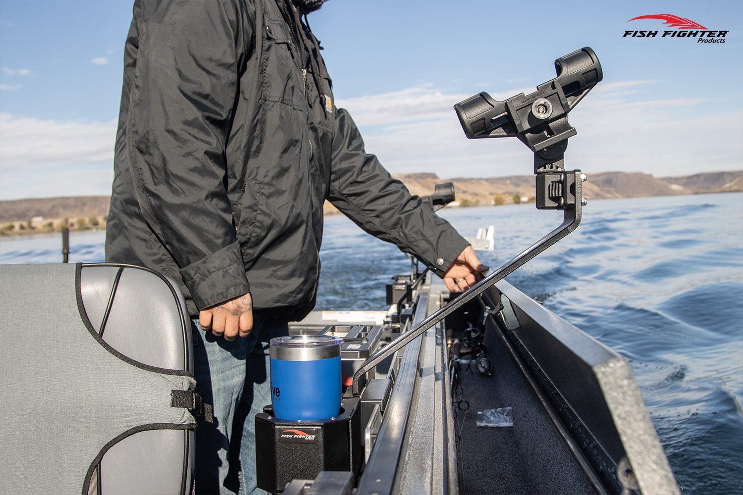 14”x12” – Quick Release™ System (QRS) – Rod Risers – Fish Fighter® Products