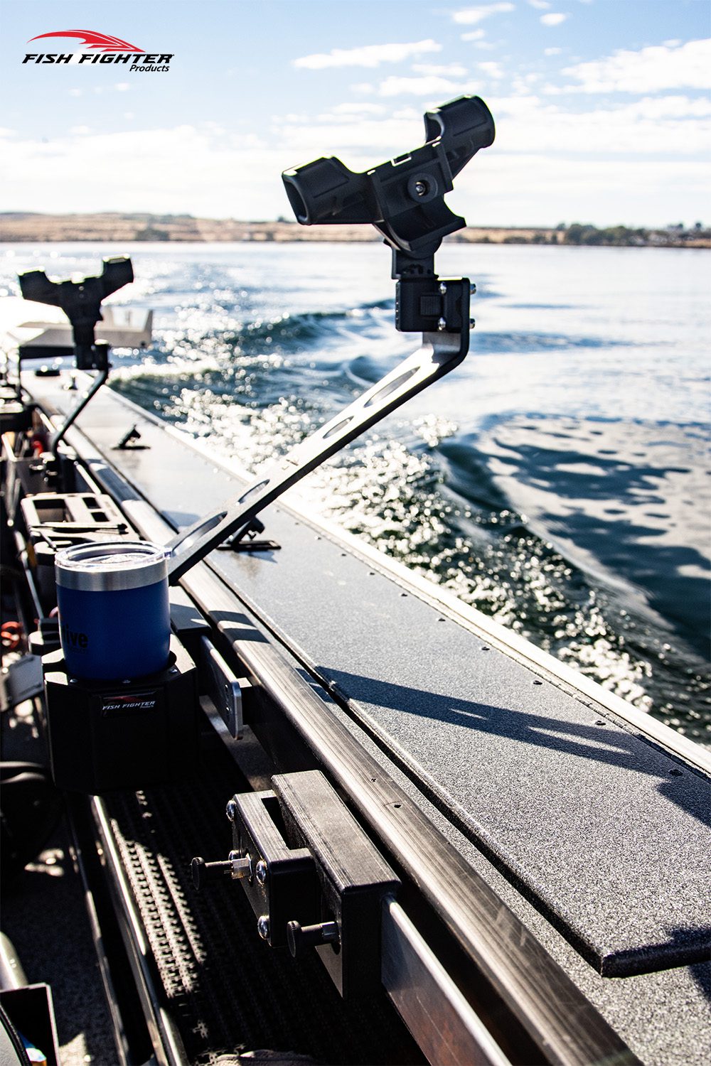 14”x12” – Quick Release™ System (QRS) – Rod Risers – Fish Fighter® Products