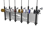 Offshore Fishing Rod Holder | Wall Mounted Fishing Pole Rack | Holds 6 Fishing Rods