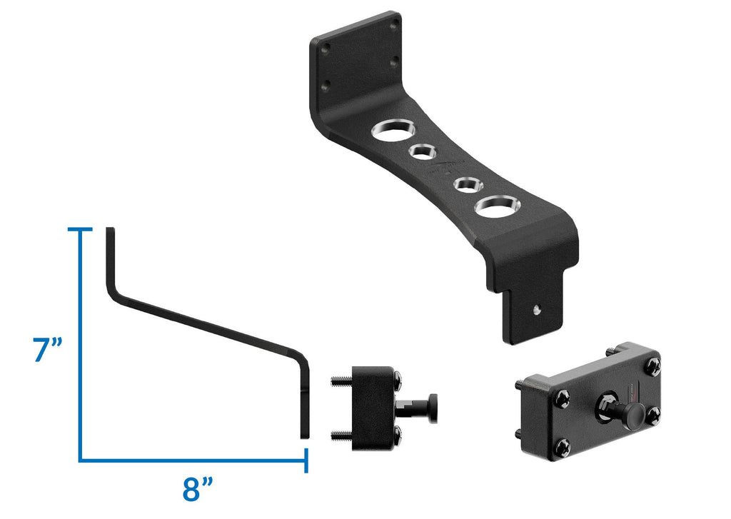 7″ x 8″ Quick Release™ System (QRS) Rod Riser – Fish Fighter® Products