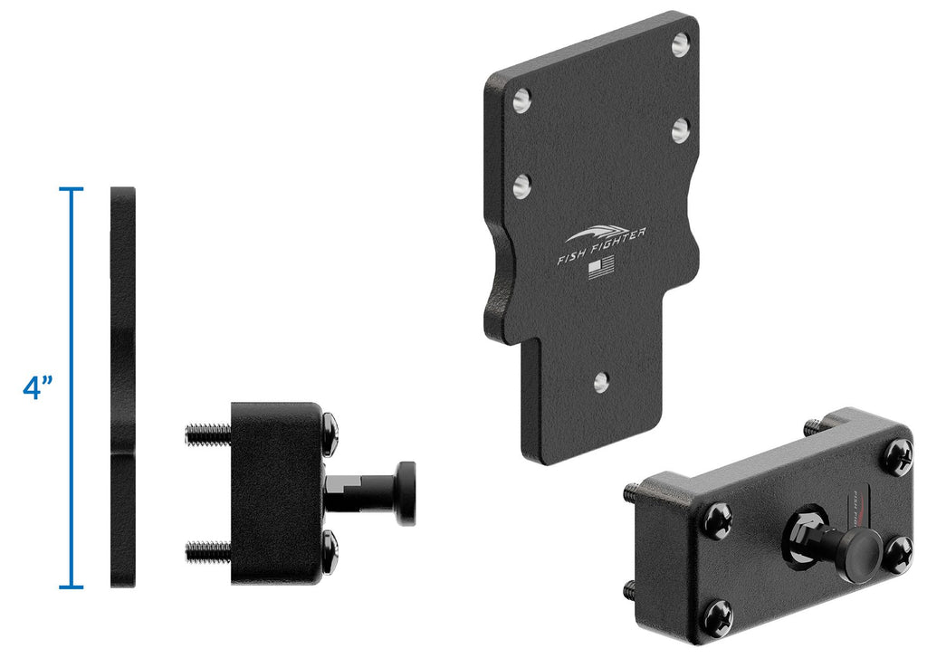 4″ - Quick Release™ System (QRS) Rod Riser – Fish Fighter® Products