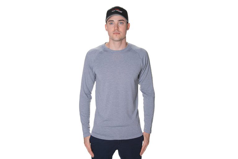 Sport-Tek® Long Sleeve T-Shirt (Heather Gray) - Fish Fighter® Products