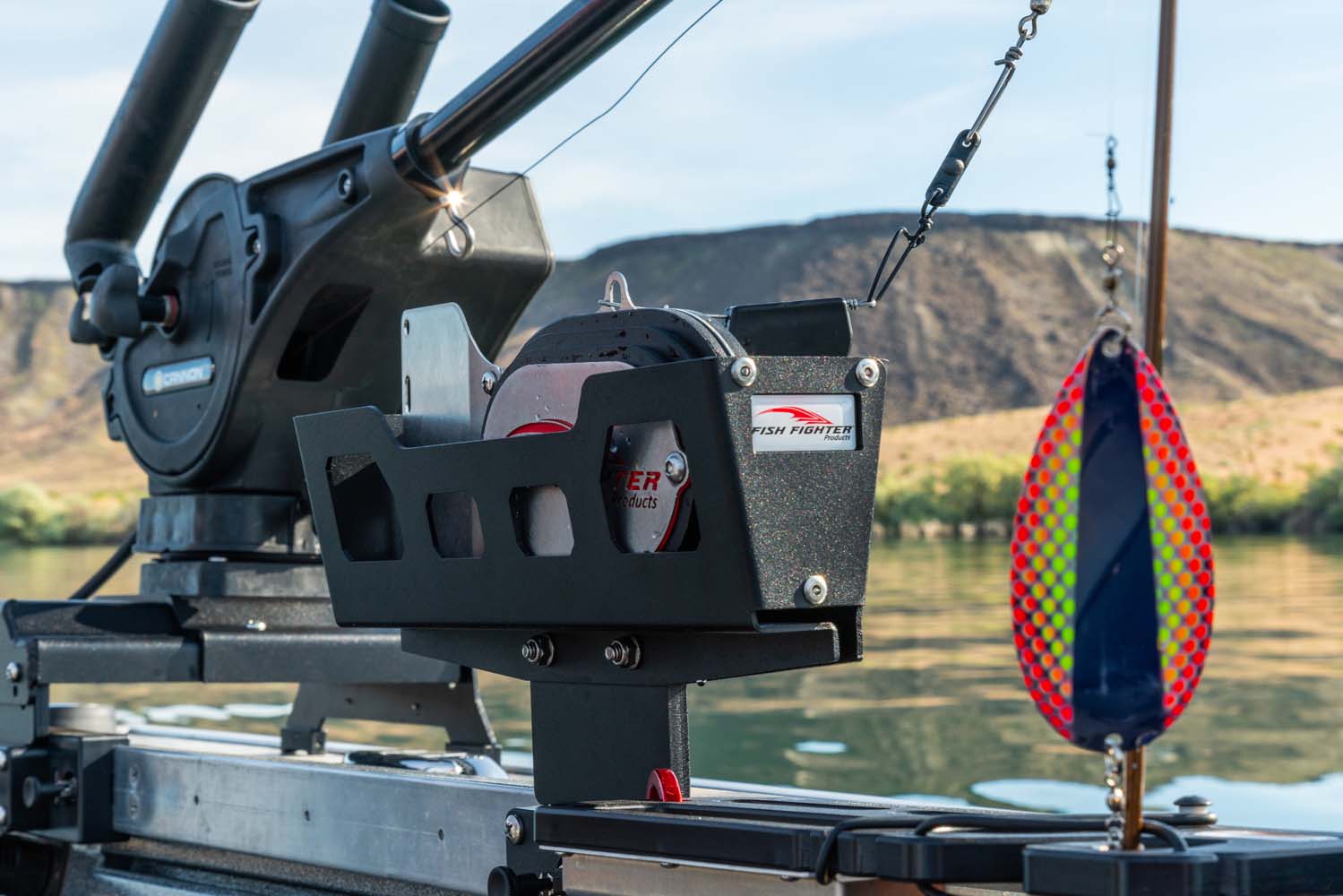 QRS Downrigger Weight Storage Tray with Mounting Options - Fish Fighter®  Products