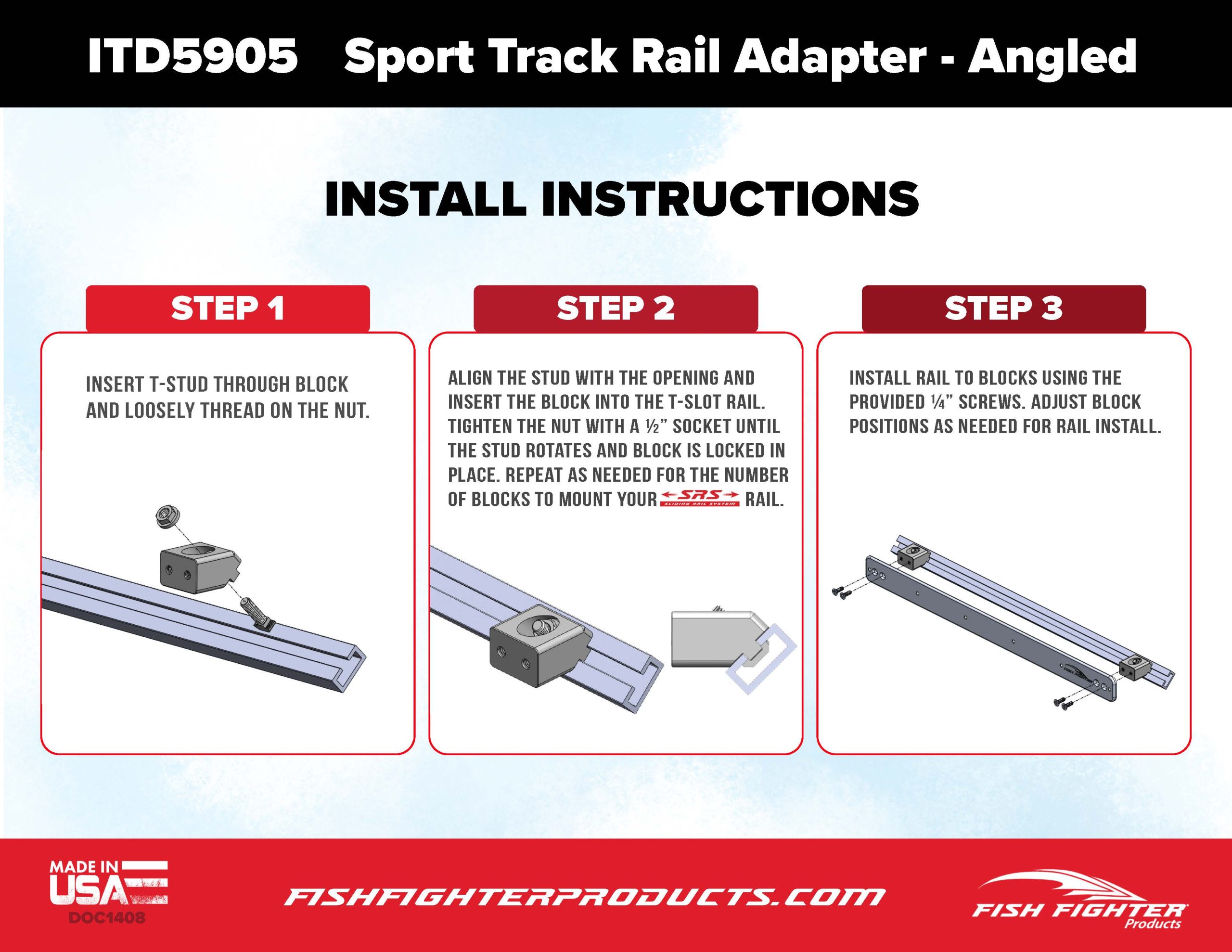 Ffp Itd5905 Install Instruction Sport Track Rail Adapter Angled Doc1408