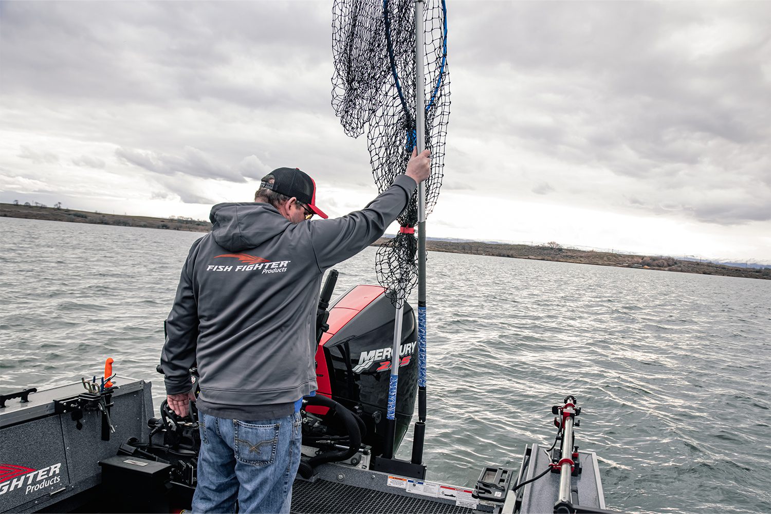 Salmon Series Adjustable Double Net Holder “Buoy 10 Edition” - Fish  Fighter® Products